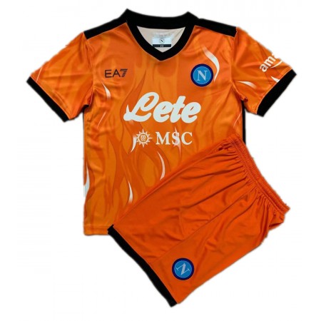 Fußballtrikots SSC Neapel Torwart Kinder Ausweich Trikotsatz 2021-2022 Fußballtrikots SSC Neapel Torwart Kinder Ausweich Trikotsatz 2021-2022